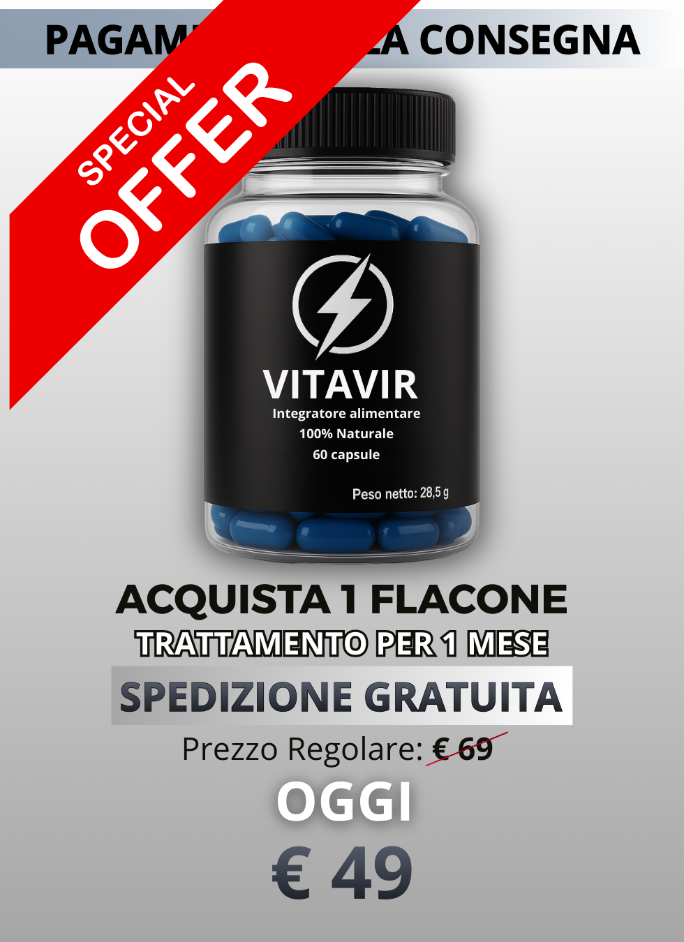 Vitavir 1 mesi Offerta